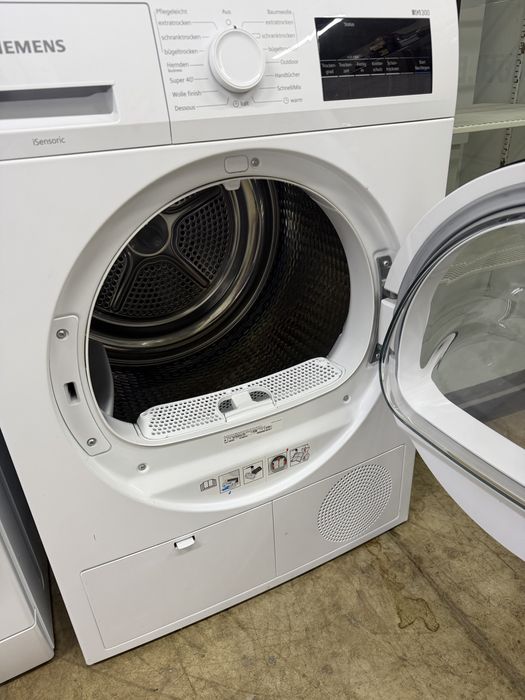 Сушилня 8кг А++  625W Siemens iq300 термопомпа Germany Гаранция