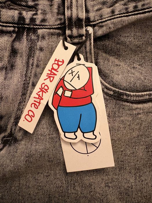 Оригинал джинсы Big Boy (серый цвет)