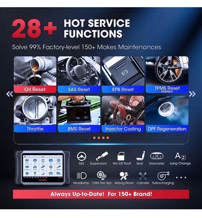 Автодиагностика Autel MaxiCom MK808S+подарък 2 часа обучение