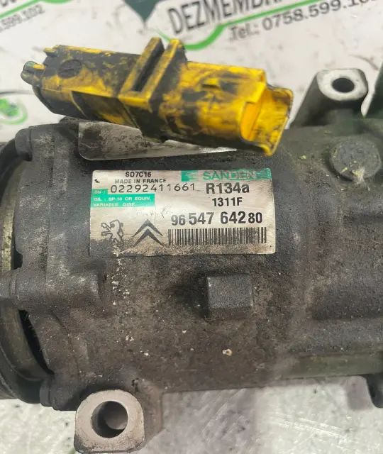 Compresor AC Peugeot 407 2006 2.0 HDi MT (136 hp)