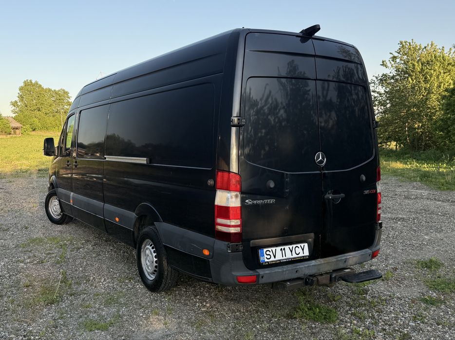 Mercedes Sprinter 315 CDI Lung / Autoutilitară N1 / 2008 / 2.2 DIESEL / 150 CP / Cutie Manuală 6 Trepte / 2 Usi Culisante / Webasto / Bi-Xenon