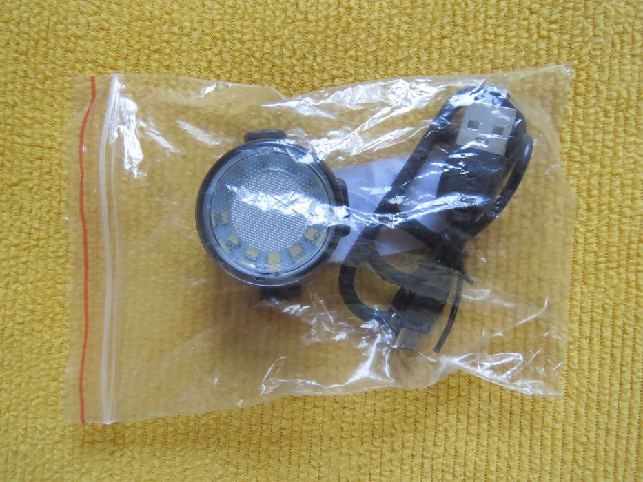 Set 2 lampi avertizare pentru bicicleta/trotineta, LED, Alb Rosu, Nou