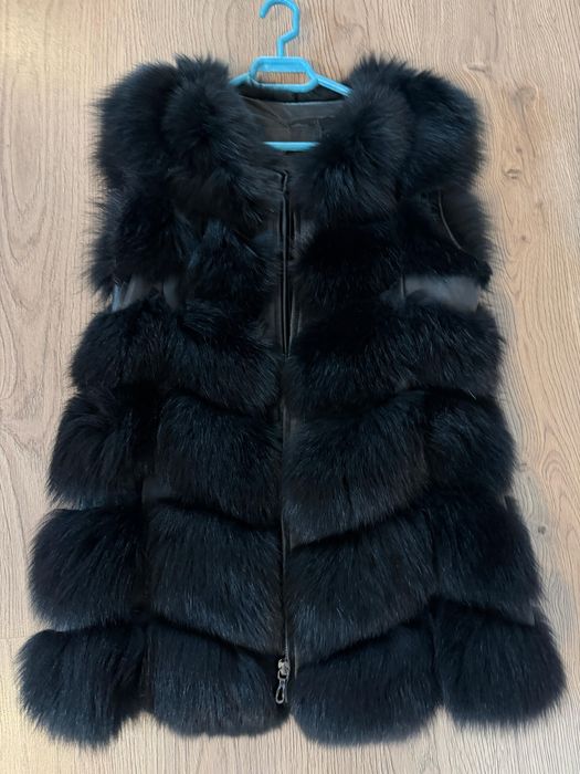 Vesta din Blana Naturala de Vulpe
