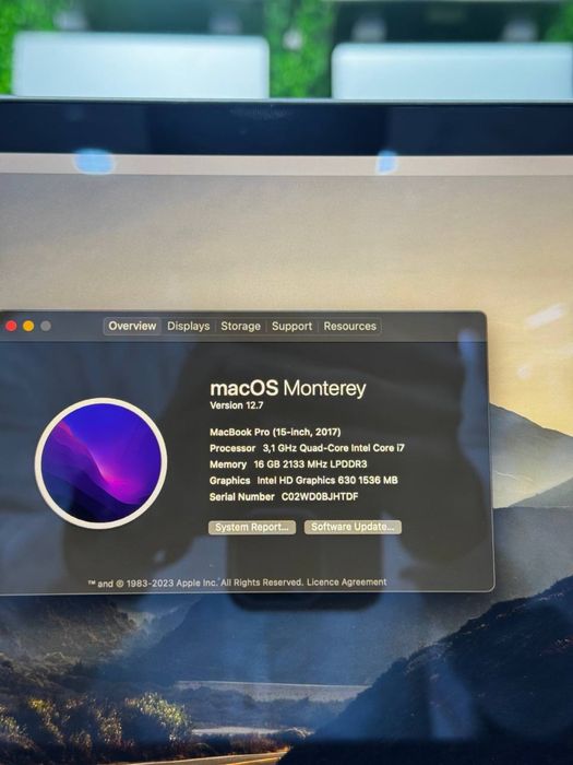 Macbook Pro 1tb Core i7 15inch  Retina 2k