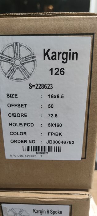 16" Джанти за бус Мерцедес 6 130/5 130/ Форда 5 160