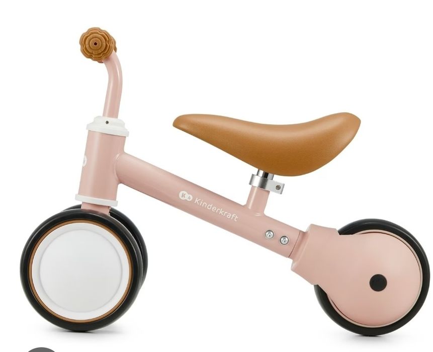 Kinderkraft Колело за баланс Cutie светло розово