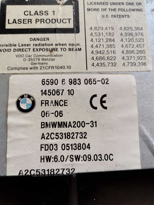 Навигация БМВ BMW 750i 2006-2008 E65 E66 GPS Navigation DVD pleyer