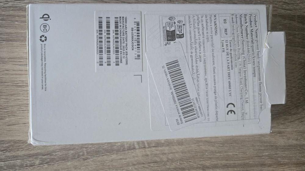 Baterie externa Wireless 10000