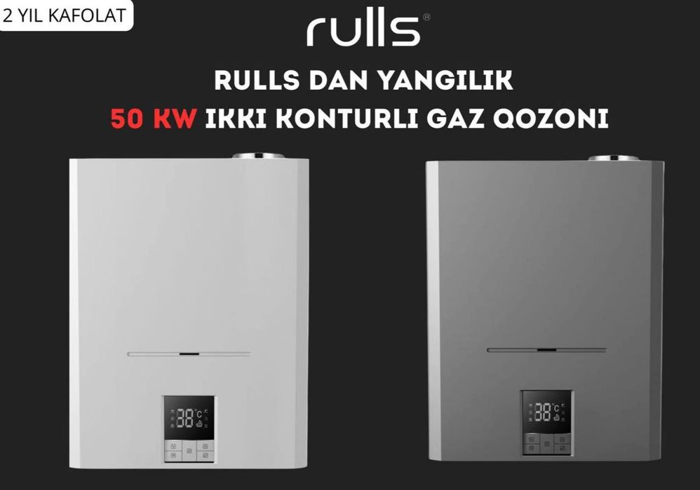 RULLS 50Kwt газовый котел кател Kotel kotyol Uzum N-a Perechisleniye