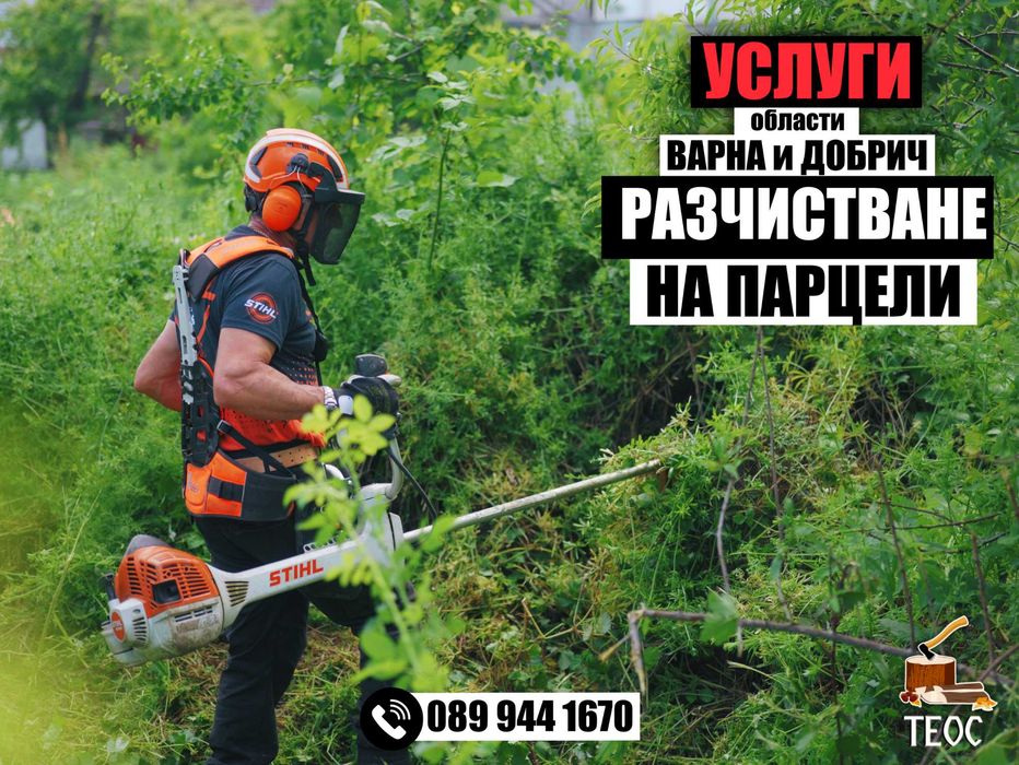 Дробене на клони след кастрене и рязане на дървета – Варна