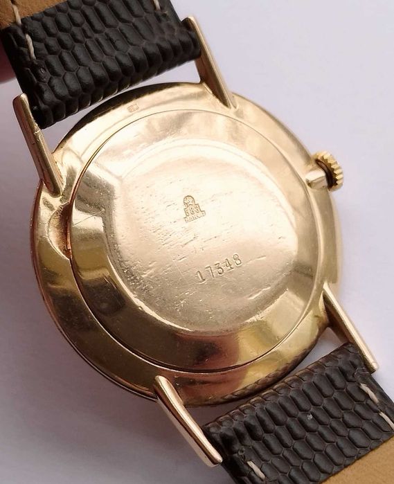 Стар часовник Полет, златен, 14К, 583, СССР, диам. 33 мм