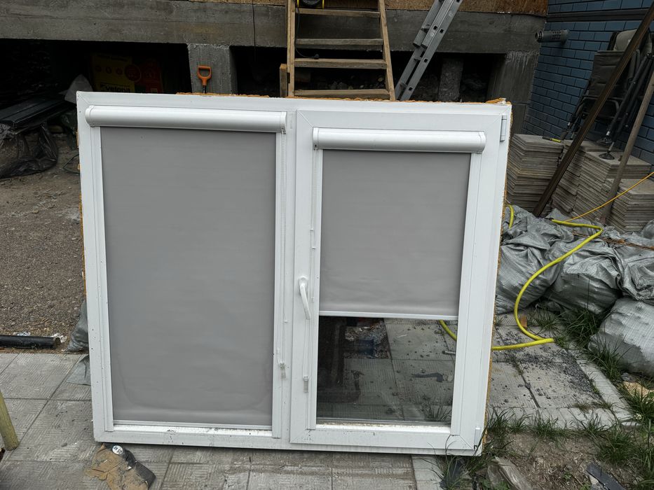 Окно пластик 70 профиль Funke 129x147