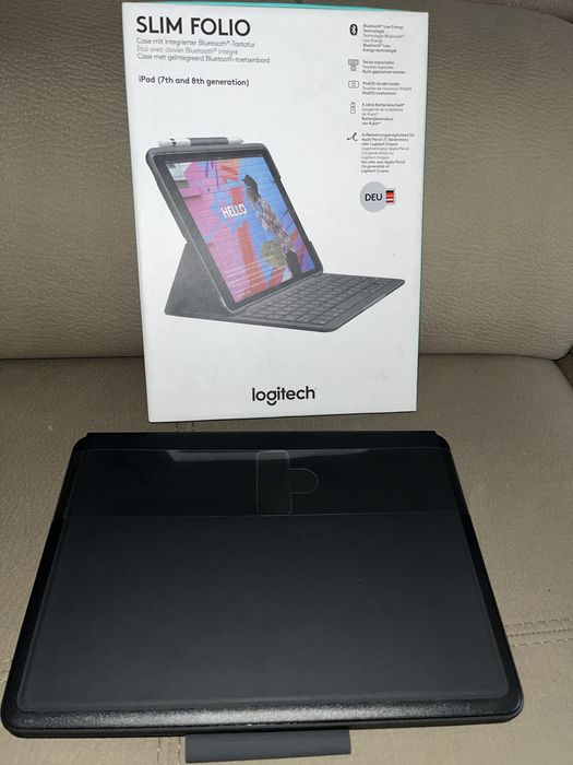 Husă cu tastatură logitech slim folio
