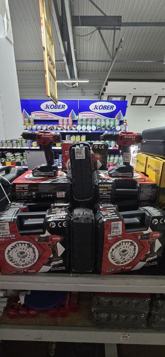 Masina de gaurit cu acumulator Raider 2 viteze, 10mm, 44