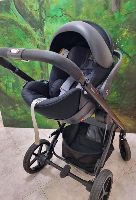 Количка 2 в 1 Cybex Balios S – Lavastone Black