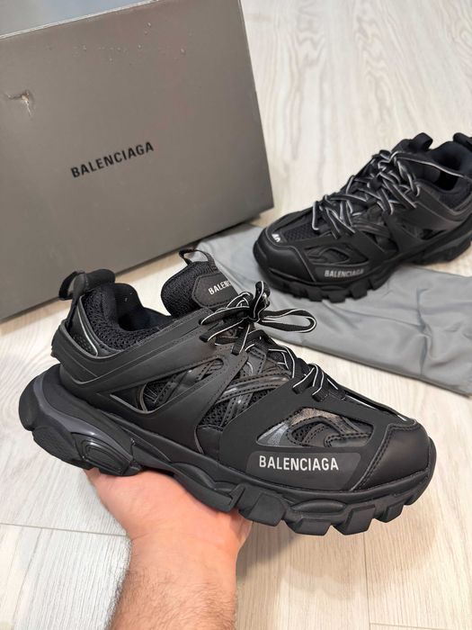 Adidasi Balenciaga Track Lace-Up Sneakers Premium Full Box Black