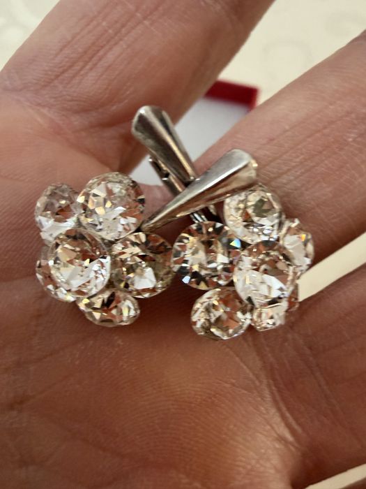 Cetcei superbi din argint cu pietre swarovski