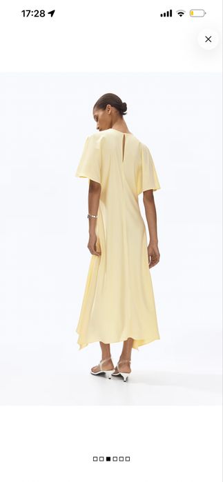 Дълга жълта рокля H&M