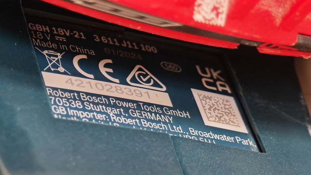 BOSCH GBH 18V-21 Professional