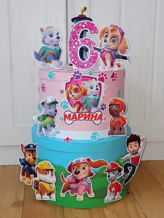 Картонена торта за момиче