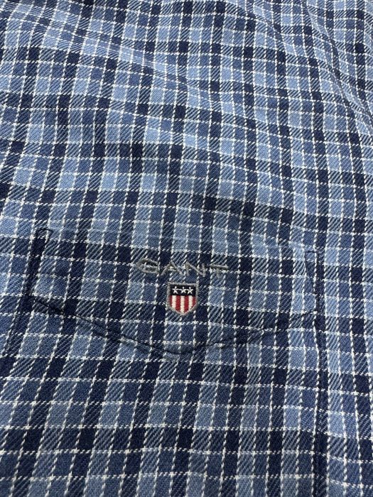 camasa in carouri gant premium quality blue