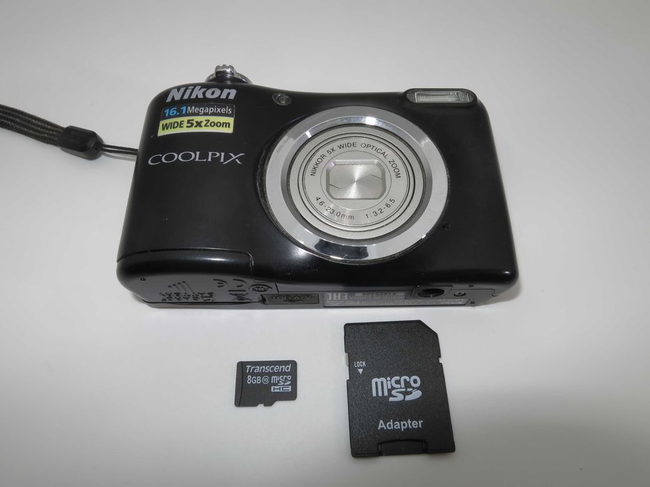 Nikon Coolpix A10 ултра компактен цифров фотоапарат подобен на L25 и L29 дигитална камера в отлично състояние, тествана и работи перфектно