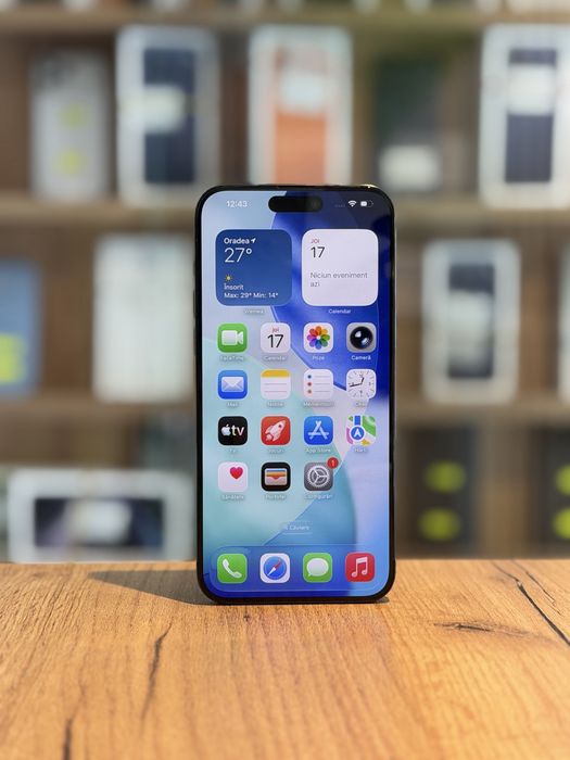 iPhone 15 Pro Max 256gb Black/Baterie94%/Garantie 12 LUNI @atsgsm.ro