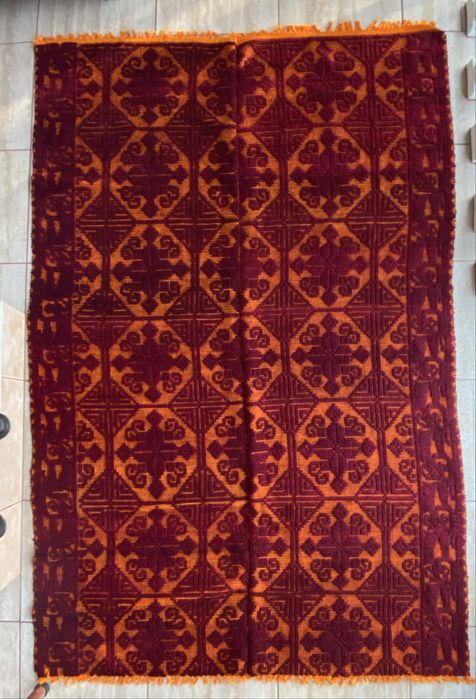 Covor/Scoarță traditionala romaneasca tesuta manual