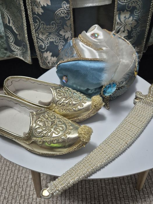 Costum de pașa cu turban,sabie si ciocane băiat 5-7 ani