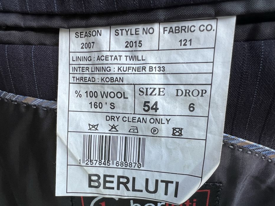 Costum Berluti marimea 54.