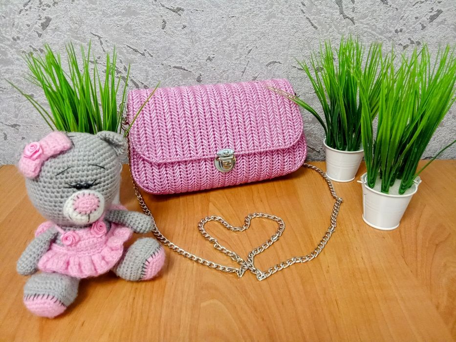 Клатч летний ручной работы