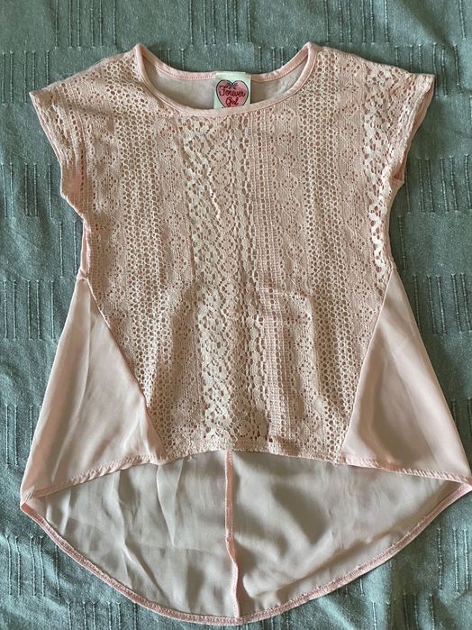 Bluza fete 10-12 ani, culoare roz prafuit