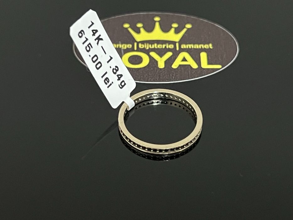 Bijuteria Royal CB : Inel tenis aur 14K 585  1,34 grame
