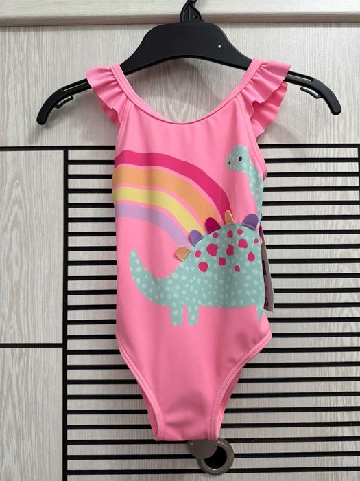 Цял бебешки бански с презрамки, нов