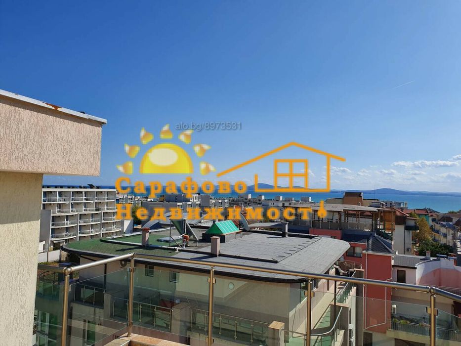 от 10.09.25 Давам под наем апартамент голям едностаен -изглед море