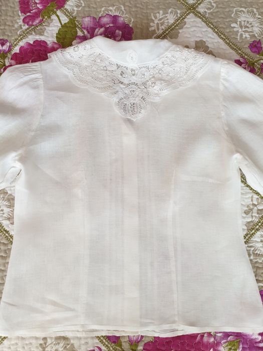 Bluza camasa dama in guler broderie