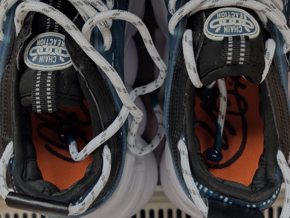 Adidasi Versace Chain Reaction colectie albastra