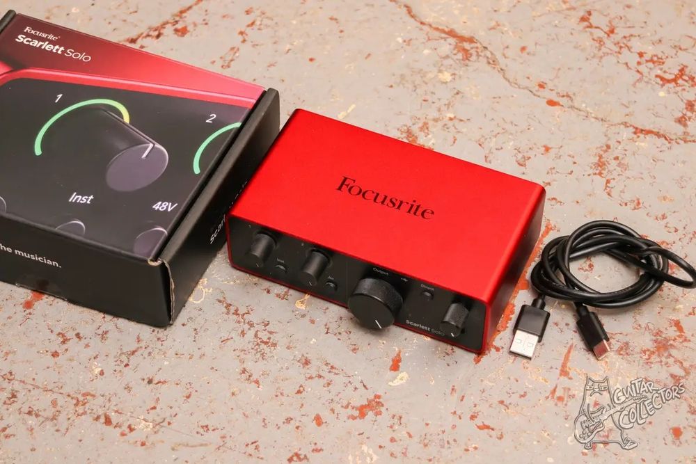 Focusrite Scarlett SOLO 4th Gen USB Sotiladi Srochno звуковая карта