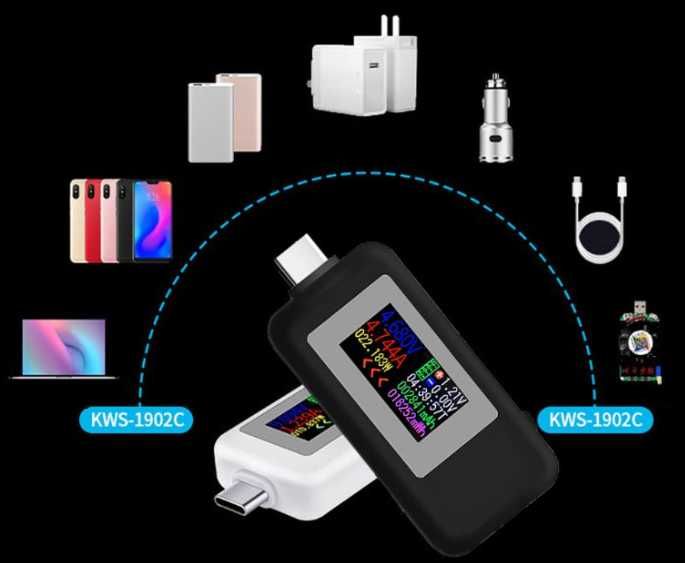 Продам новый в упаковке USB тестер Type-C до 5A и 150 W