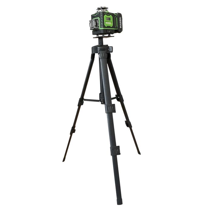 Професионален Лазерен Нивелир HAWEK 4D 16 Линии + Лазерна  Ролетка 50м