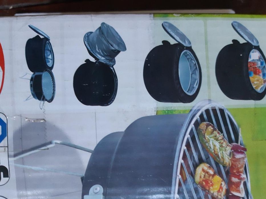 Set grill picnic + geantă izotermă. NEFOLOSIT in cutia originala