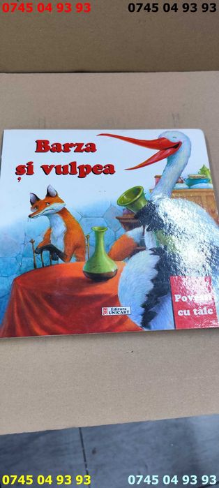 carte carti barza si vulpea povesti cu talc cartonata