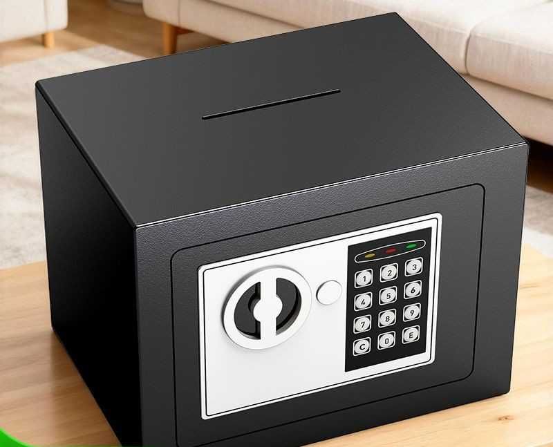 Smart seyf – WiFi сейф с отпечатком пальца, пароль+ключ, сигнализация