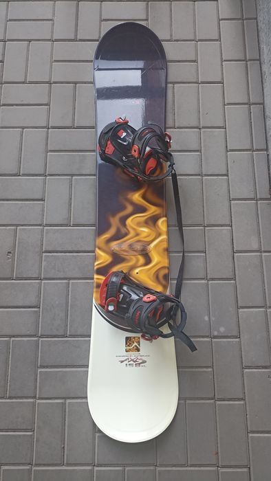 Доска , крепление , ботинки