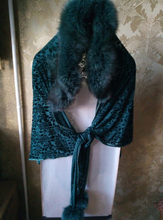 Платок песцовый велюр