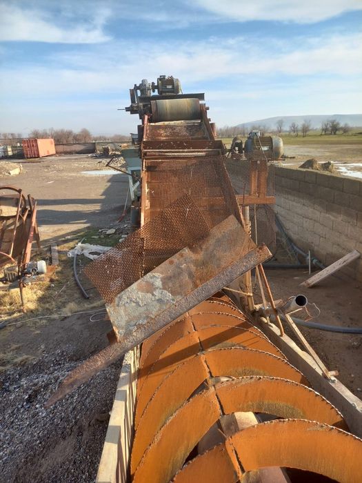 Пескомойка, бункер, грохот