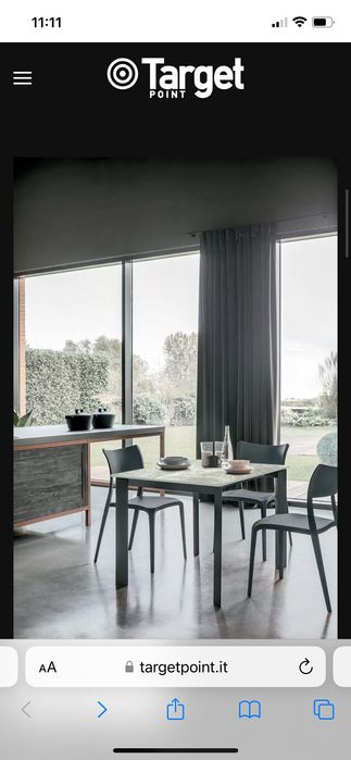 Трапезна маса Target Glass and Gress