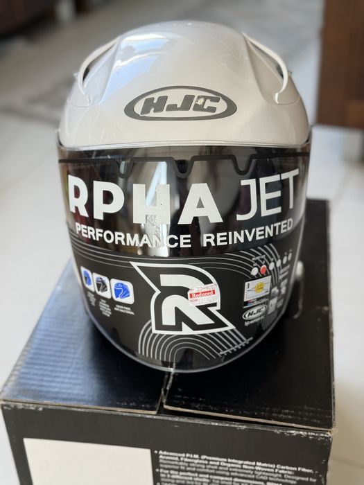 HJC RPHA-Jet - S + Momo Design Jet FGHTR - M