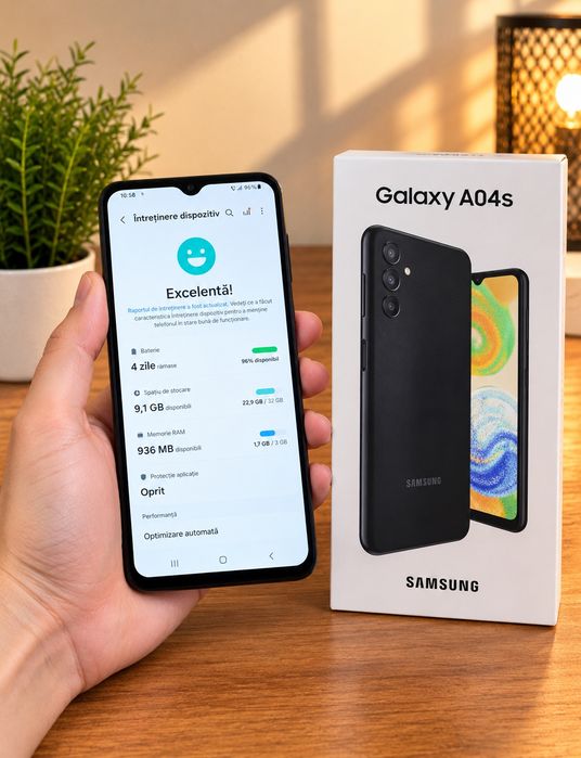 Telefon Samsung Galaxy A04s Impecabil ca Nou, Full Box, Dual SIM, 4G – Trimit Preț fix Nu schimb Predau Personal în Piatra Neamț- Bicaz