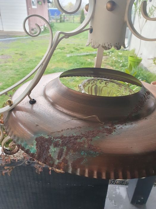 Lustra cupru vintage